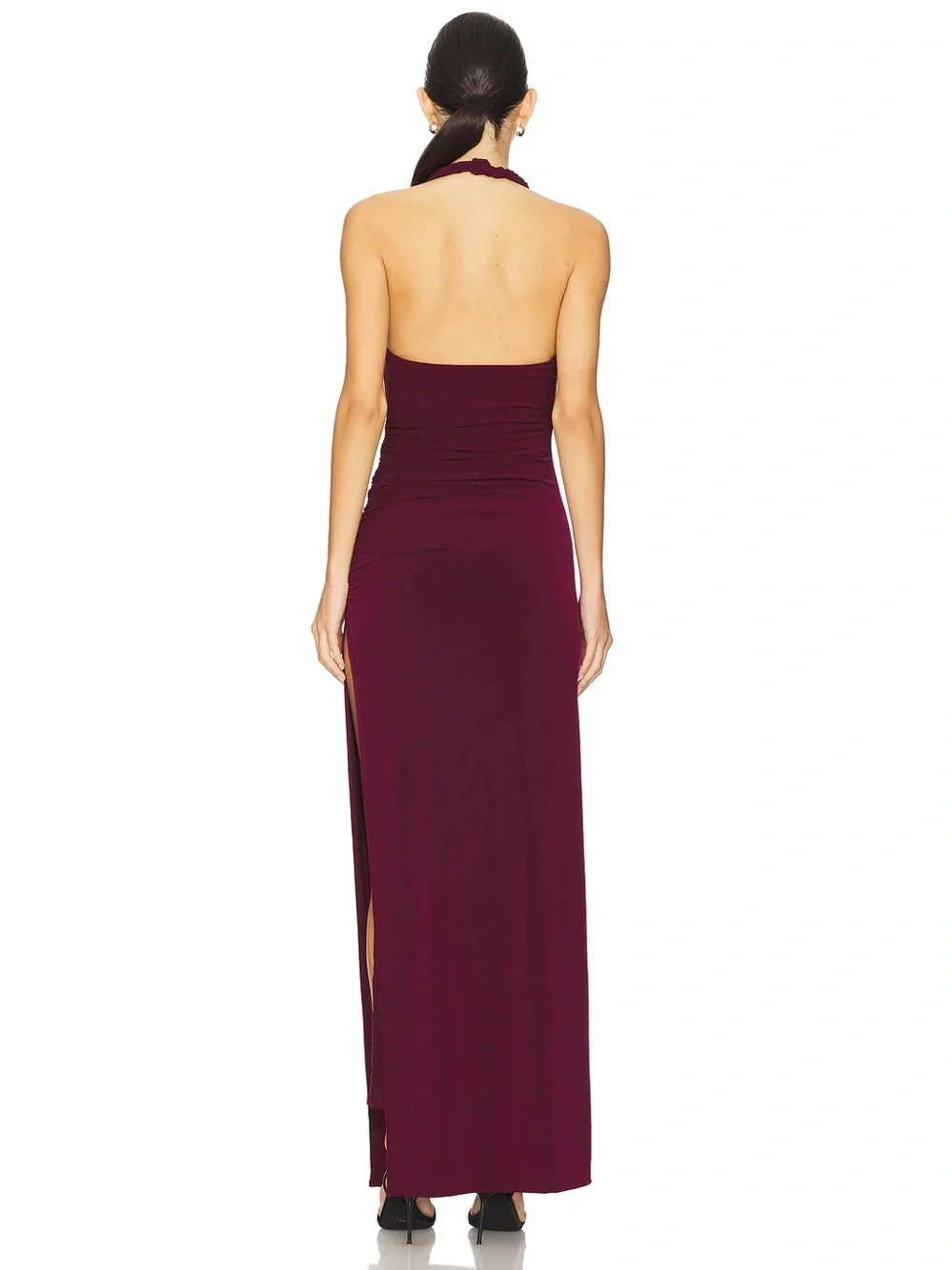 SOLD Lovers & Friends x Revolve Payton Gown in Wine Red - Picture 4 of 7